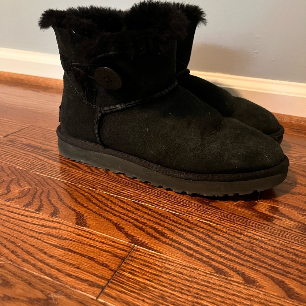 Uggs Bailey Button Mini Boot In Black - image 3